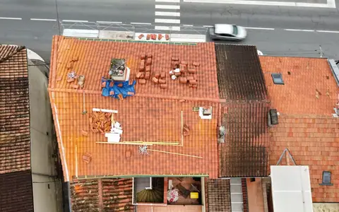 Toiture à Viladamat